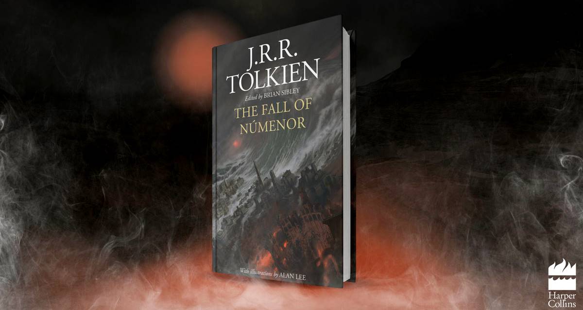 Tolkien – The Fall Of Numenor – 1ère édition, 2022, Reliure Cuir, Signée