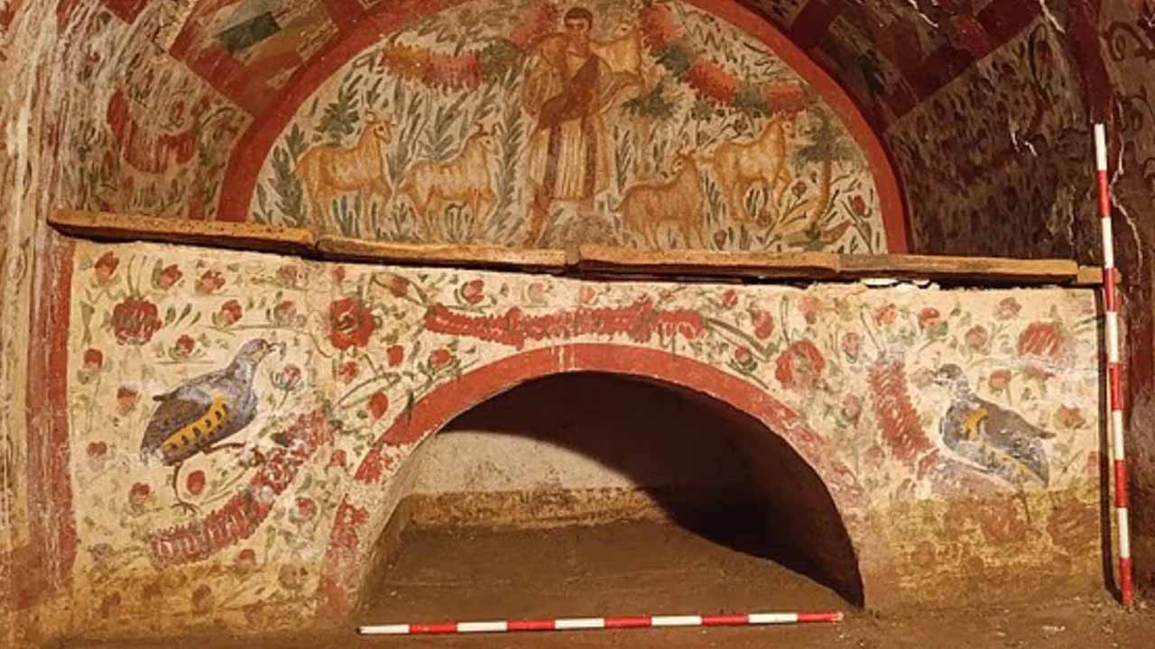 İznik'te Hz. İsa'yı Betimleyen Nadir Bir Fresk Bulundu