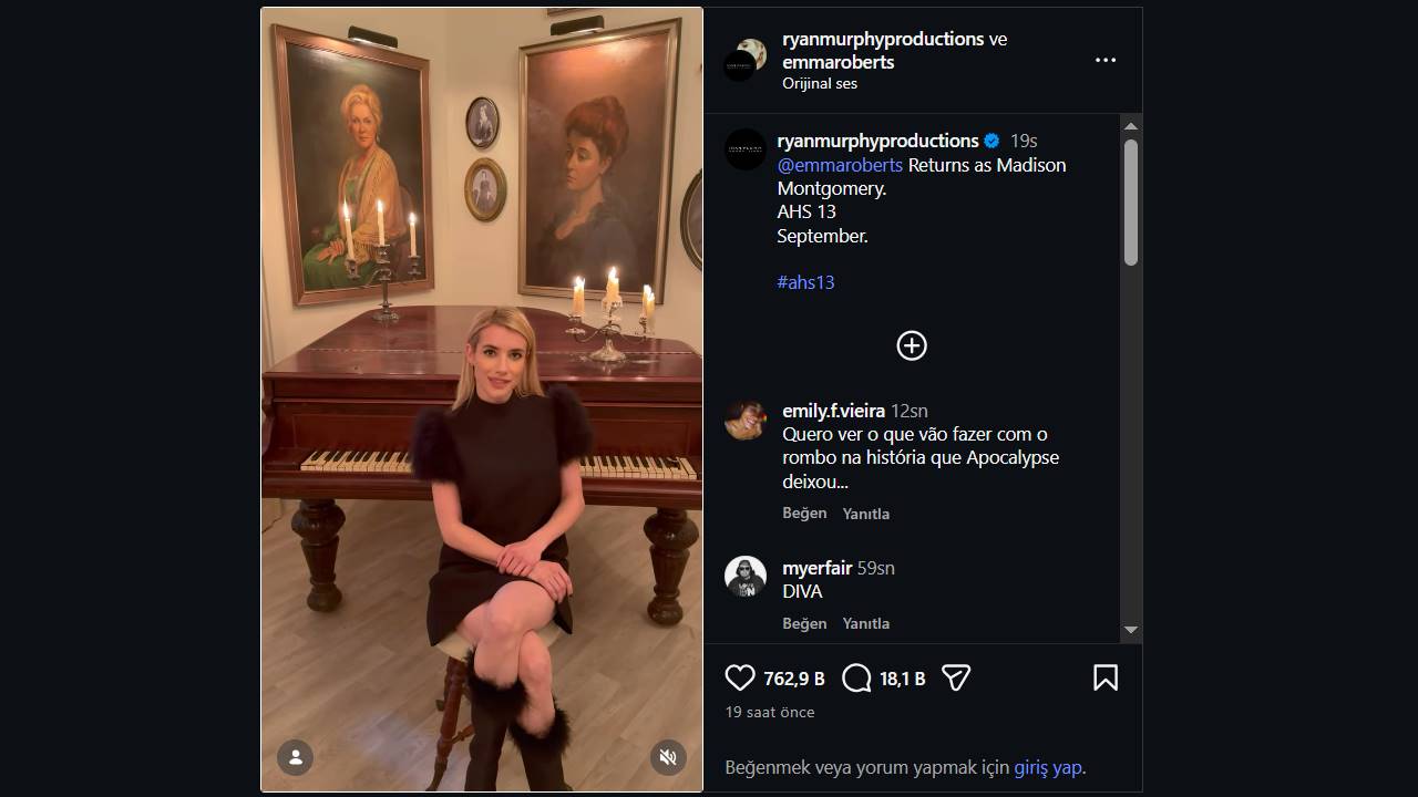 American Horror Story 13. Sezon Yeni